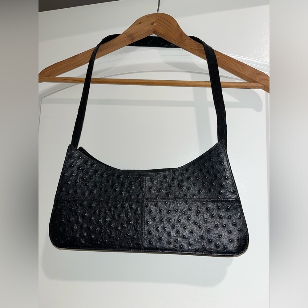 90s Charles David ostrich bag